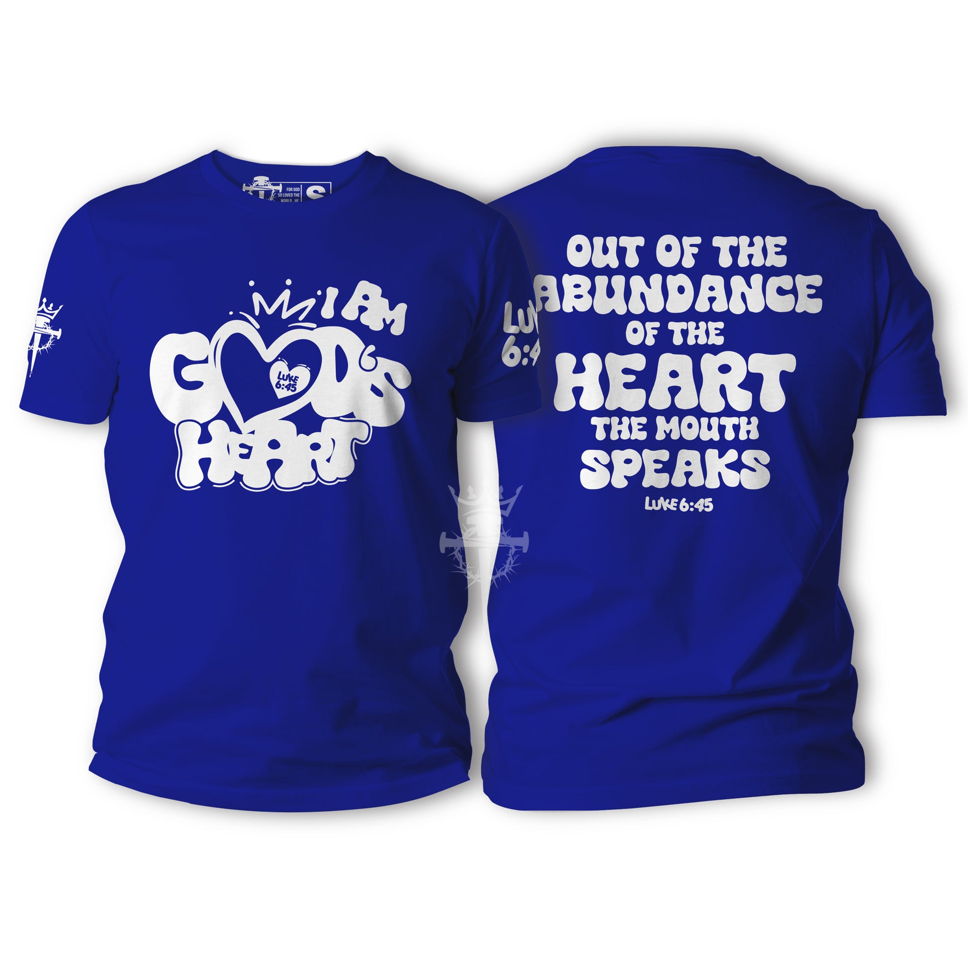 Blue God's Heart Tee
