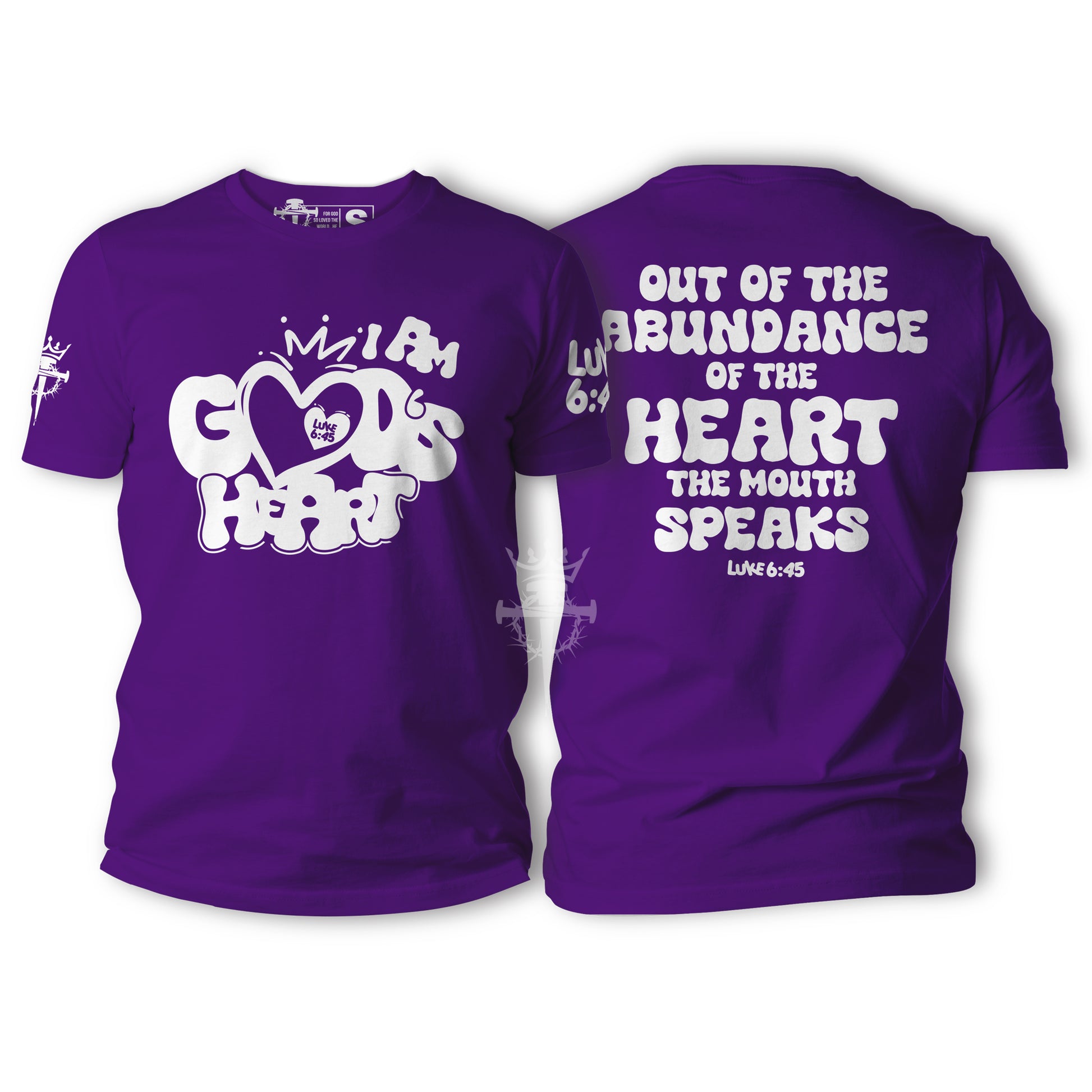 Purple God's Heart Tee